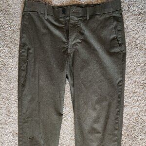 Slim fit trousers in cool olive